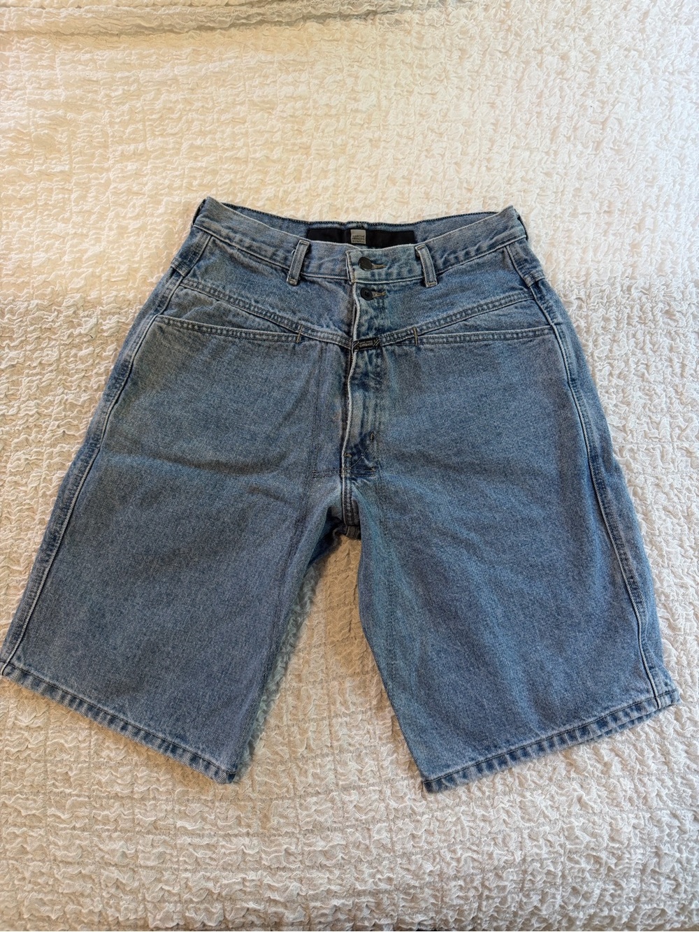 Marithe Francois Girbaud Men's Denim Shorts - Light Blue Wash